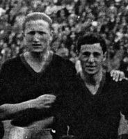 Bossi (a destra) con Volk